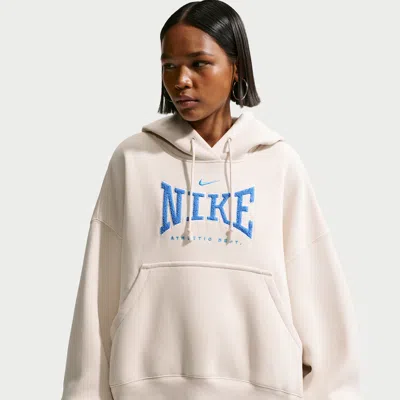 Nike Women's  Sportswear Phoenix Fleece Oversized Hoodie In Brown