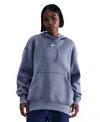 Nike Women's Sportswear Phoenix Fleece Oversized Pullover Hoodie In Blue