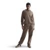 Nike Sportswear Phoenix Fleece Pullover Hoodie In Mink Brown/sail