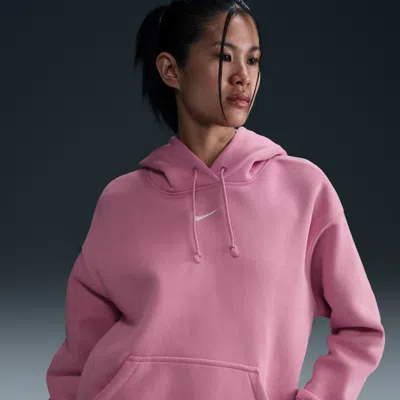NIKE WOMEN'S  SPORTSWEAR PHOENIX FLEECE OVERSIZED PULLOVER HOODIE,1015659387