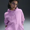 Nike Women's  Sportswear Phoenix Fleece Oversized Pullover Hoodie In Beyond Pink/sail 