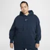 Nike Women's  Sportswear Phoenix Fleece Oversized Pullover Hoodie (plus Size) In Blue
