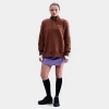Nike Women's Sportswear Phoenix Fleece Oversized Quarter-zip Sweatshirt In Brown