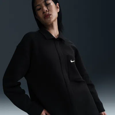 NIKE WOMEN'S  SPORTSWEAR PHOENIX FLEECE OVERSIZED SHIRT JACKET,1015666579