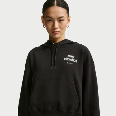 Nike Women's  Sportswear Phoenix Fleece Pull-over Hoodie In Black