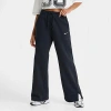 Nike Sportswear Phoenix High Waist Wide Leg Sweatpants In Black