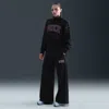 Nike Women's  Sportswear Phoenix Fleece Wide-leg Sweatpants In Black
