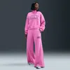 Nike Women's  Sportswear Phoenix Fleece Wide-leg Sweatpants In Pink