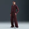 Nike Women's  Sportswear Phoenix Plush High-waisted Wide-leg Cozy Fleece Pants In Red