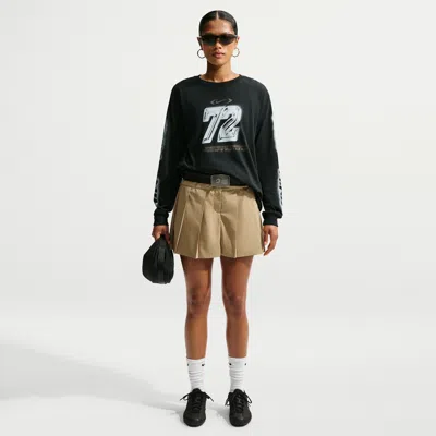 Nike Women's  Sportswear Pleated Miniskirt In Brown