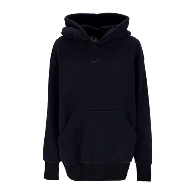 Nike Women's Sportswear Plush Hoodie Black/dk Smoke Grey