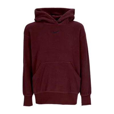 Nike Women's Sportswear Plush Hoodie Burgundy Crush/black