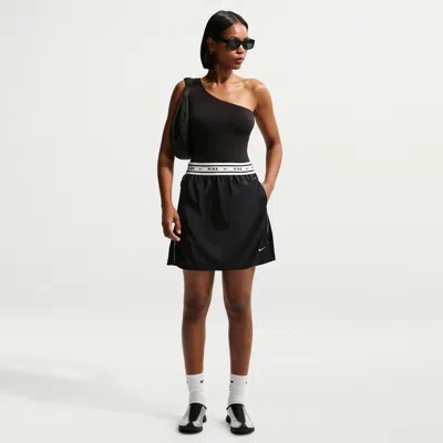 Nike Women's  Sportswear Satin Skirt In Black