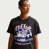 Nike Cotton Graphic T-shirt In Black