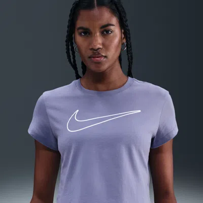 Nike Women's  Sportswear Short-sleeve Graphic T-shirt In Blue