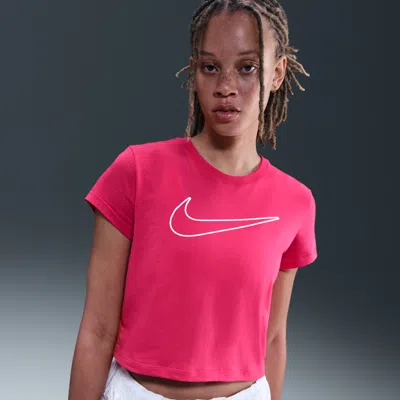 Nike Women's  Sportswear Short-sleeve Graphic T-shirt In Pink