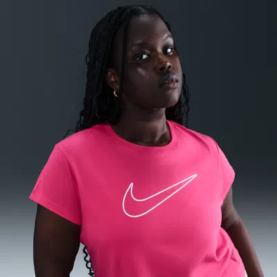 Nike Women's  Sportswear Short-sleeve Graphic T-shirt (plus Size) In Pink
