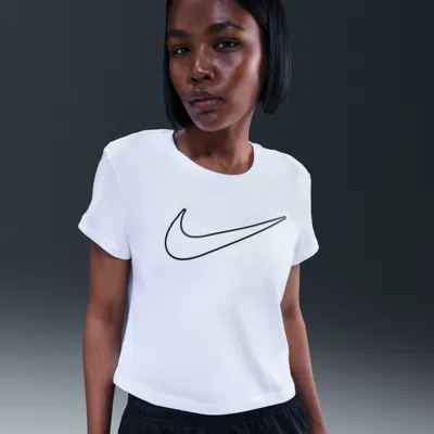 Nike Women's  Sportswear Short-sleeve Graphic T-shirt In White