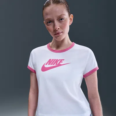 Nike Women's  Sportswear Short-sleeve Ringer T-shirt