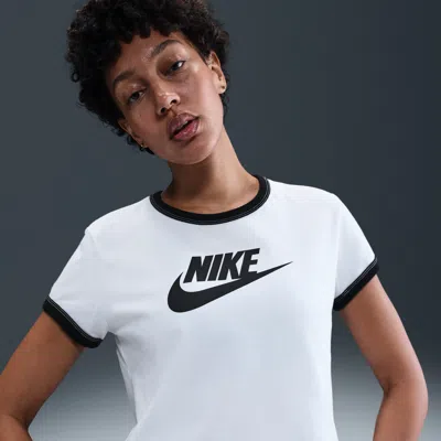 Nike Women's  Sportswear Short-sleeve Ringer T-shirt