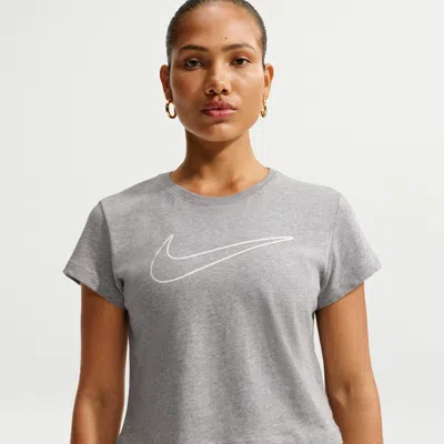 Nike Women's  Sportswear Short-sleeve Graphic T-shirt In Gray