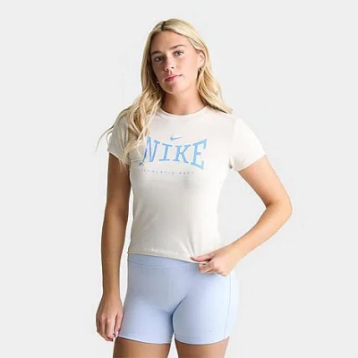 Nike Women's Sportswear Slim Mod Crop T-shirt In White