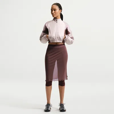 Nike Women's  Sportswear Slim Sheer Skirt In Purple