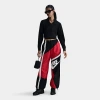 Nike Women's Sportswear Street Mid-rise Loose Woven Open-hem Pants In Black