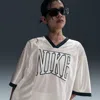 Nike Sportswear Street Oversize Short Sleeeve Graphic Jersey In White