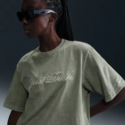 Nike Women's  Sportswear T-shirt In Green