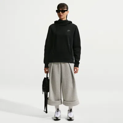 Nike Women's  Sportswear Tech Fleece High-waisted Cropped Pants In Black