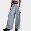 Nike Women's Sportswear Tech Fleece High-waisted Pleated Wide Pants In Light Grey/heather/black