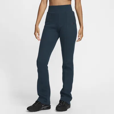 Nike Women's  Sportswear Tech Fleece High-waisted Slim Pants In Blue