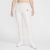 Nike Women's  Sportswear Tech Fleece High-waisted Slim Pants In Light Grey/heather/black 