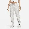 Nike Women's  Sportswear Tech Fleece Mid-rise Jogger Pants In Gray