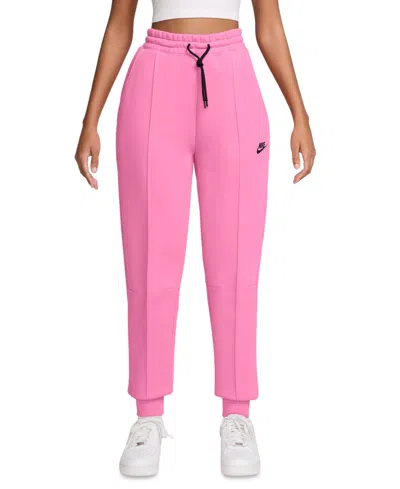 NIKE WOMEN'S SPORTSWEAR TECH FLEECE MID-RISE JOGGER PANTS