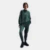 Nike Women's Sportswear Tech Fleece Oversized Crewneck Sweatshirt In Vintage Green/black