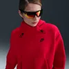 Nike Sportswear Oversize Tech Fleece Hoodie In Red