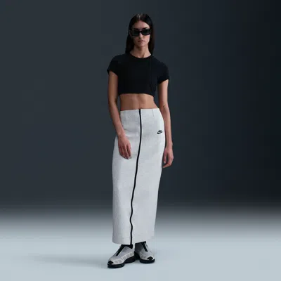NIKE WOMEN'S  SPORTSWEAR TECH FLEECE SLIM MAXI SKIRT,1015666267