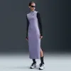Nike Women's  Sportswear Tech Fleece Slim Maxi Tank Top Dress In Purple
