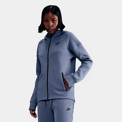 Nike Women's Sportswear Tech Fleece Windrunner Full-zip Hoodie In Blue