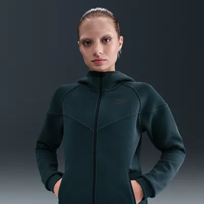 Nike Women's  Sportswear Tech Fleece Windrunner Full-zip Hoodie In Blue