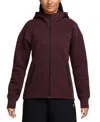 Nike Women's Sportswear Tech Fleece Windrunner Full-zip Hoodie In Brown