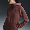 Nike Women's  Sportswear Tech Fleece Windrunner Full-zip Hoodie In Brown