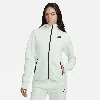 Nike Women's  Sportswear Tech Fleece Windrunner Full-zip Hoodie In Green