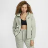 Nike Women's  Sportswear Tech Fleece Windrunner Full-zip Hoodie In Green