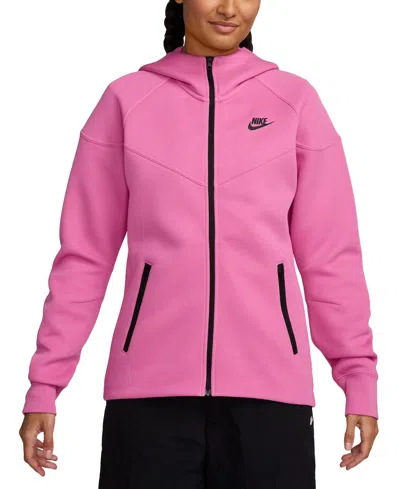 NIKE WOMEN'S SPORTSWEAR TECH FLEECE WINDRUNNER FULL-ZIP HOODIE