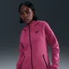 Nike Women's  Sportswear Tech Fleece Windrunner Full-zip Hoodie In Purple