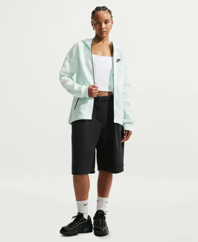 Nike Women's Sportswear Tech Fleece Windrunner Full-zip Hoodie In Green