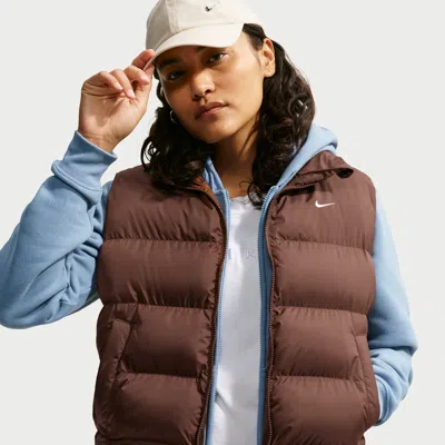 Nike Women's  Sportswear Therma-fit Vest In Brown